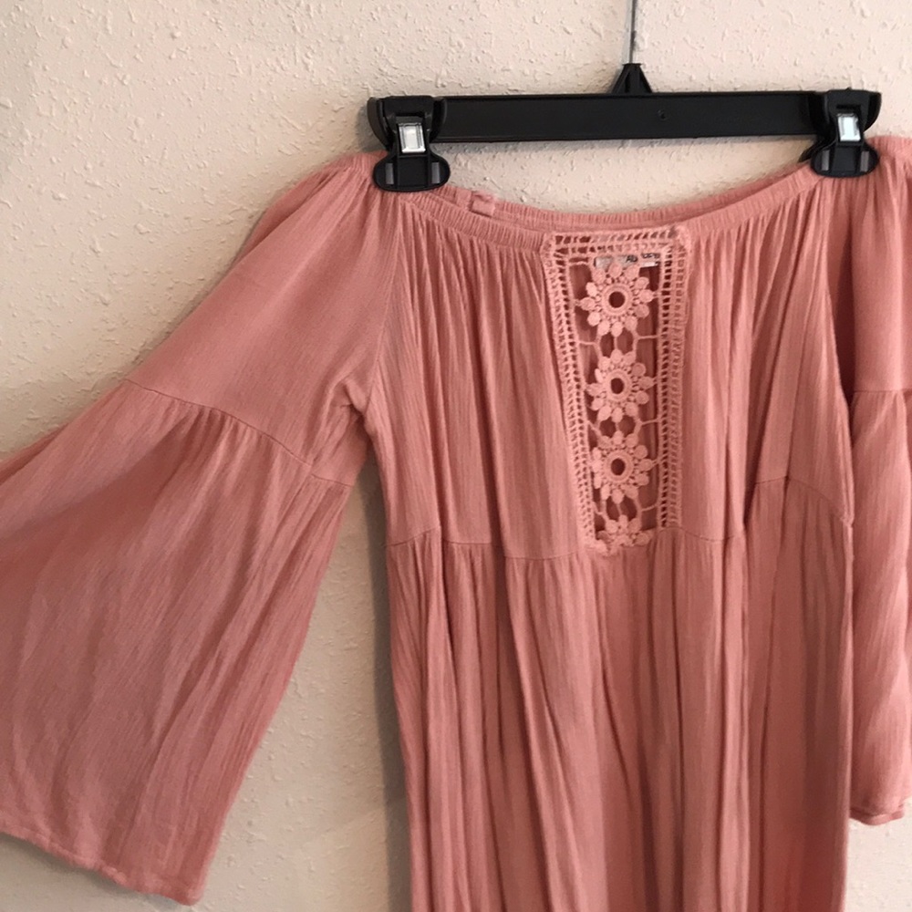 Peach dress